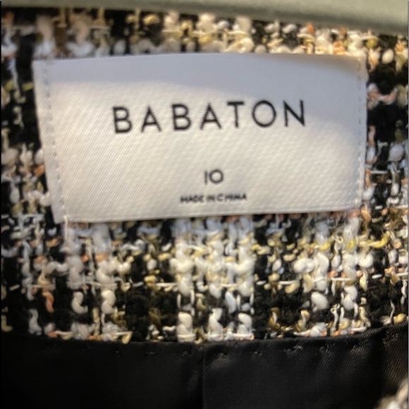 ARITZIA BABATON TWEED BLAZER SIZE 10 - Picture 3 of 4